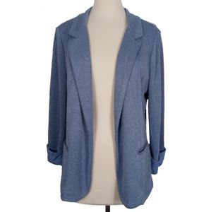 Skies Are Blue Knit Open Front Blazer XL